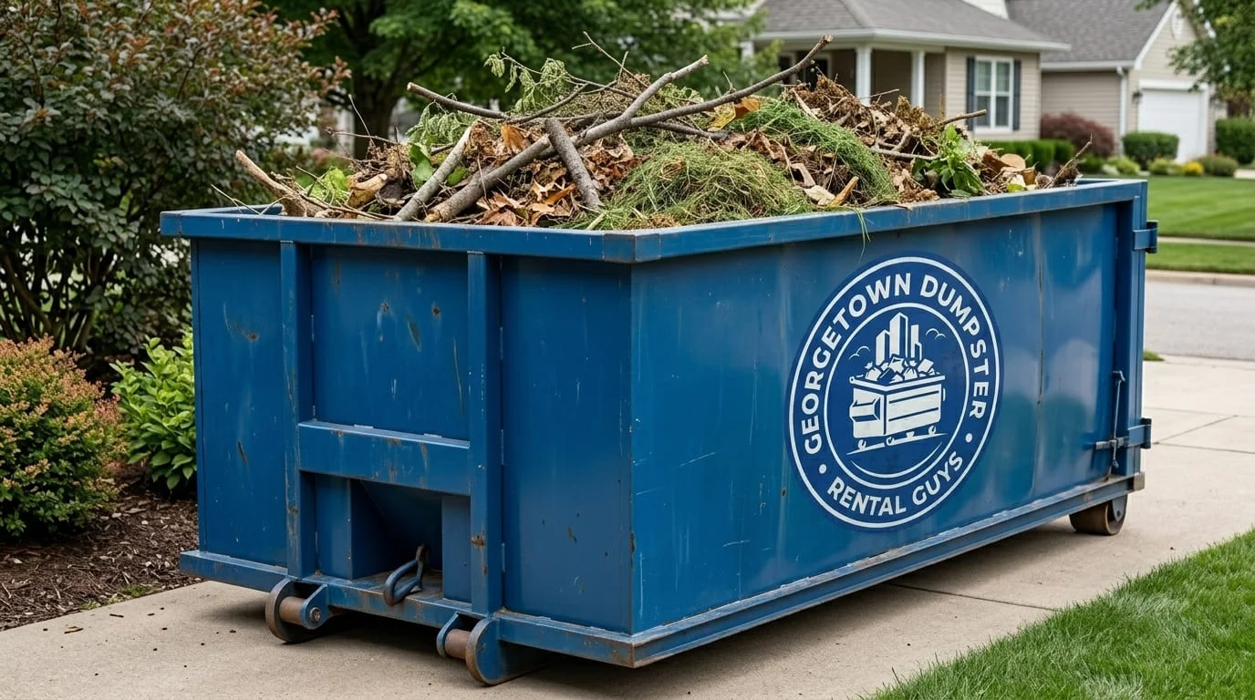 Yard Waste Dumpster Rental Georgetown TX-img